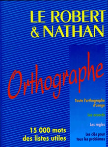Le Robert et Nathan, orthographe