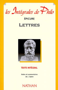 Epicure, Lettres