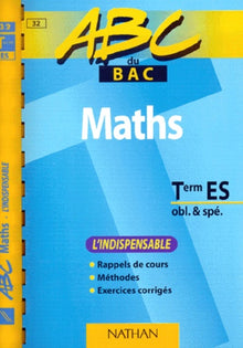 Maths Terminale ES L'indispensable