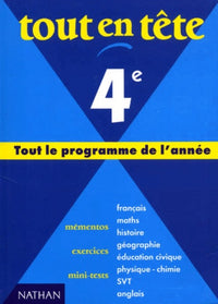 Tout en tête, 4e, élève