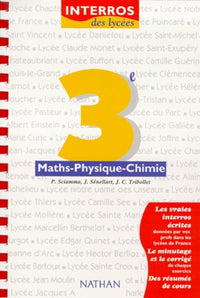 Maths, physique, chimie, 3ème