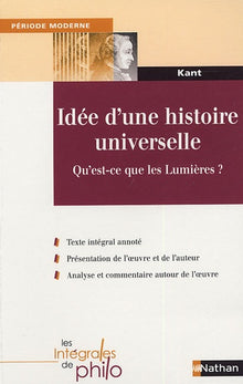 Idée d'une histoire universelle au point de vue cosmopolitique