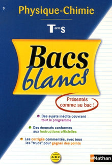 Bacs blancs Physique-Chimie Tle S
