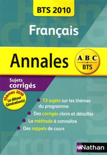 Annales français BTS 2010