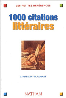 1000 citations littéraires