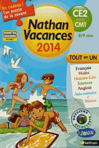 Nathan vacances primaire - Du CE2 vers le CM1