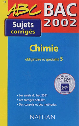 Bac 2002 Chimie