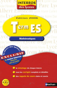 Mathématiques Tle ES