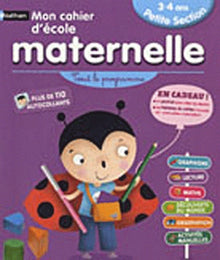 CAHIER ECOLE MATERNELLE PS 3-4