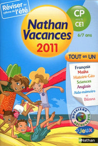 Nathan vacances - tout en un - du CP vers le CE1: 6/7 ans