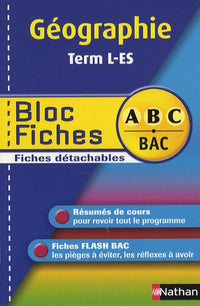 Bloc fiches ABC Géographie Terminale ES