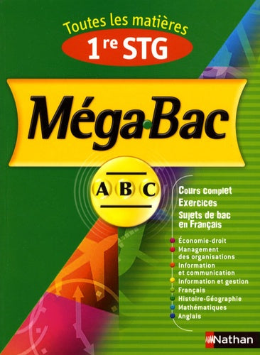 MEGA BAC 1ERE STG