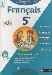 JE COMPRENDS TOUT FRANCAIS 5E