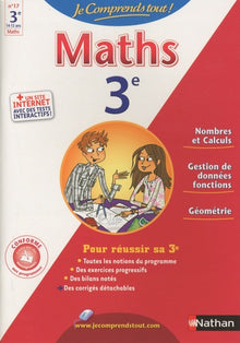 Je comprends tout maths 3e