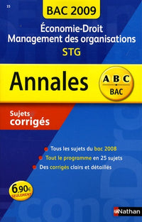 Annales ABC du BAC - Sujets et corrigés - Économie-Droit