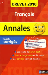 Français 3e: Sujets corrigés