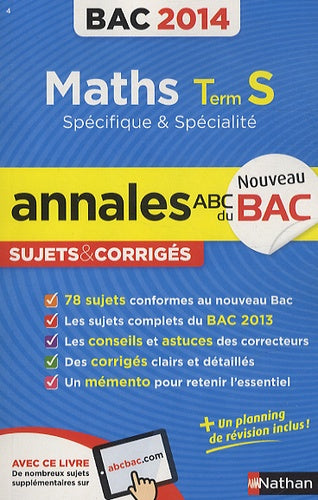 Annales Bac 2014 Maths S SPE &
