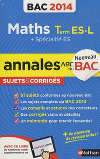 Annales Bac 2014 Maths Term ES