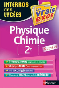 Interros des lycées physique-chimie 2de