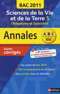 SVT S obligatoire et spécialité: Sujets corrigés