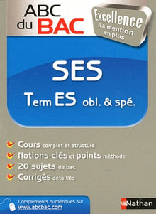 ABC BAC Excellence SES Terminale ES