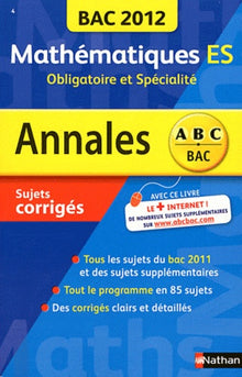 Annales Bac 2012 Maths ES Obligatoire