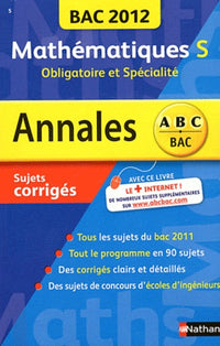 Annales Bac 2012 Maths S Obligatoire