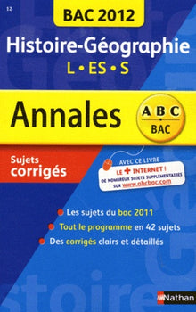 Annales Bac 2012 Histoire-Géographie Terminale