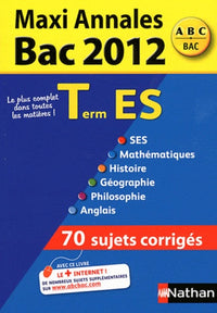 Maxi Annales Bac 2012 Term ES