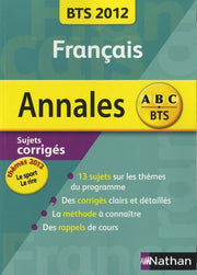 Annales BTS 2012 Français