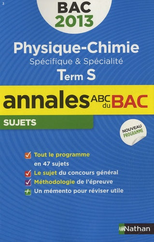 Annales Bac 2013 Physique-Chimie S