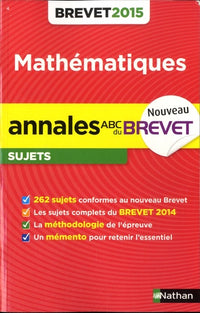 Annales ABC du BREVET 2015 Maths 3e