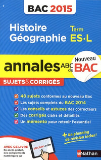 Annales ABC du BAC 2015 Histoire - Géographie