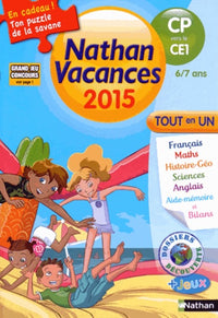 Cahier de vacances CP - CE1 6 - 7 ans
