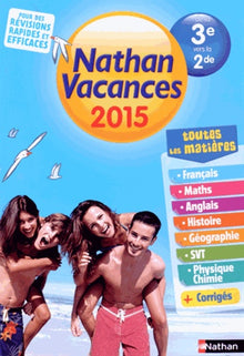 Cahier de vacances - tout en un 3e - 2de