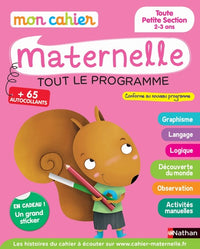 Mon cahier maternelle