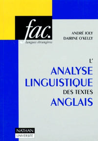 L'analyse linguistique des textes anglais