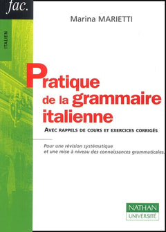 Pratique de la grammaire italienne