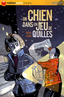 Un chien dans un jeu de quilles