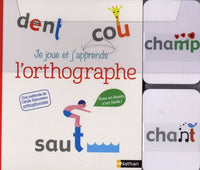 Je joue et j'apprends l'orthographe - coffret livre + cartes - Dès 5 ans