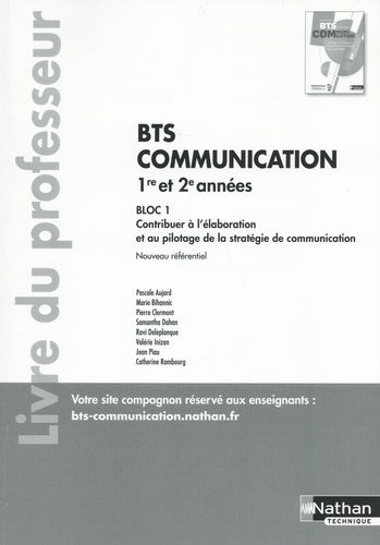 BTS Communication - Bloc 1 - Contribuer à l'élaboration et au pilotage de la stratégie de communication