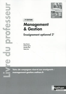 Management & Gestion 2de - 2024 - Livre du Professeur