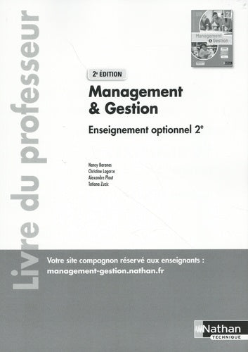 Management & Gestion 2de - 2024 - Livre du Professeur