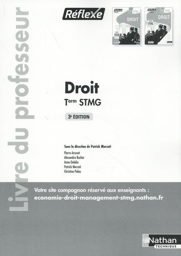 Droit Tle STMG BAC STMG - 2024 - Livre du Professeur commun