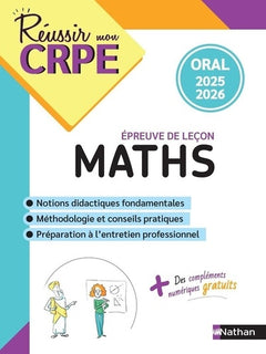 Réussir mon CRPE épreuve orale admission Maths