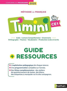 TIMINI - CE1 - Guide pédagogique