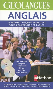 Anglais Pack Géolangues Livre + CD audio