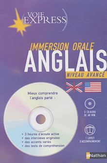 Voie express - Immersion orale : Pack Anglais avancé