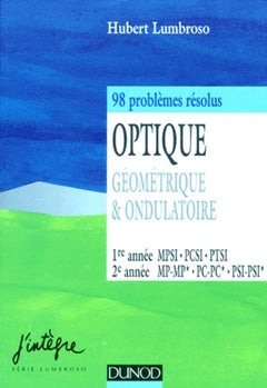 Optique 98, Problèmes Résolus