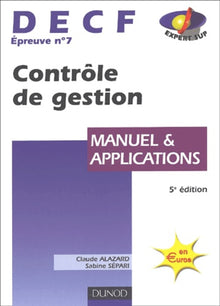Contrôle de gestion, DECF numéro 7